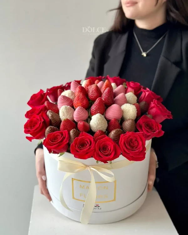Клубничный бокс "Королева" L, изображение 2